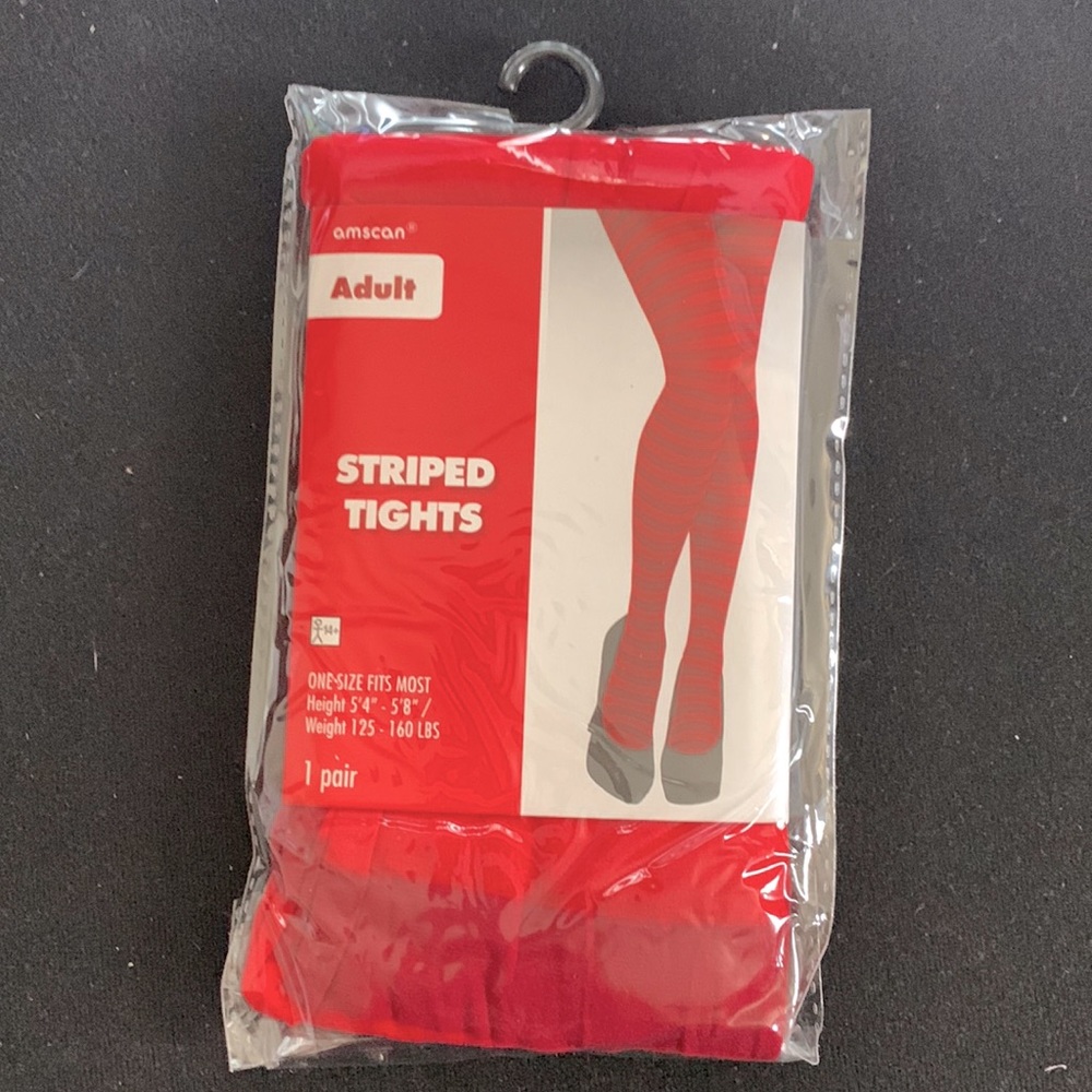 Striped tights for adult